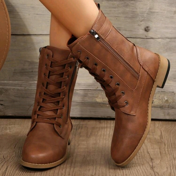 Women's Fashionable Outdoor Spring And Autumn Boots - Picture 2 of 5